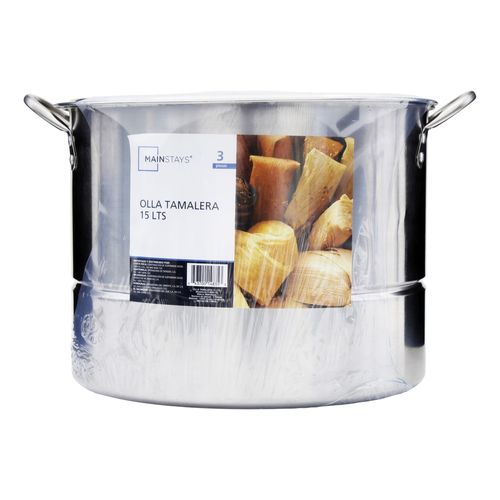 Olla Tamalera Mainstays capacidad 15 L