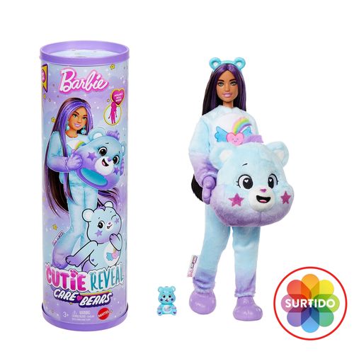 Muñeca Barbie ositos cariñositos coloridos