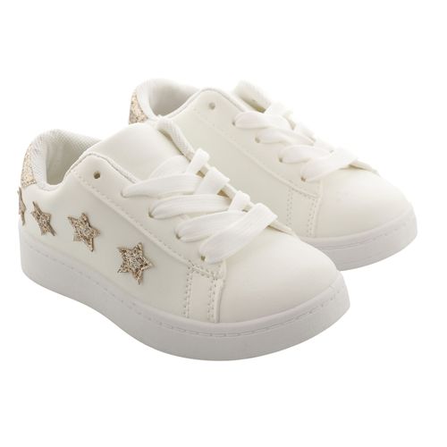 Zapatos, Guantes y Gorros Para Niños Boulevard Zapatilla Acu Na Blanco