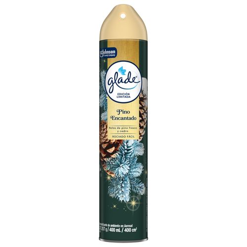 Aromatizante Glade Edicion Limitada Pino Encantado Aerosol - 400 ml