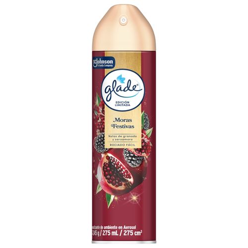 Aromatizante Glade Edicion Limitada Moras Festivas Aerosol - 275ml