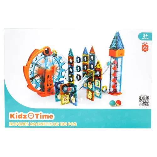 Bloques Kidz Time Magneticos - 107 Pzas