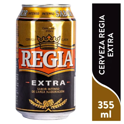 Cerveza Regia Extra Lata 355 ml