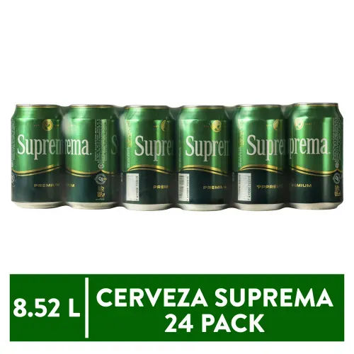 Cerveza Suprema Lata Caja 24Pack Lata