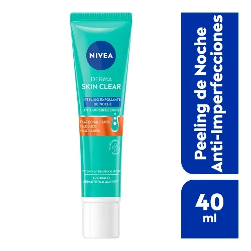 Peeling de Noche Nivea Derma Skin Clear- Acné 40ml
