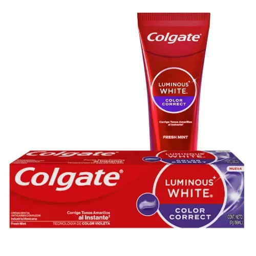 Pasta Dental Colgate Luminous White Color Correct Fresh Mint - 66 ml