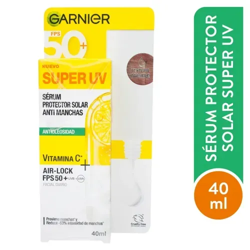 Super UV Sérum Garnier Protector Solar Fluido Invisible FPS50+ - 40ml