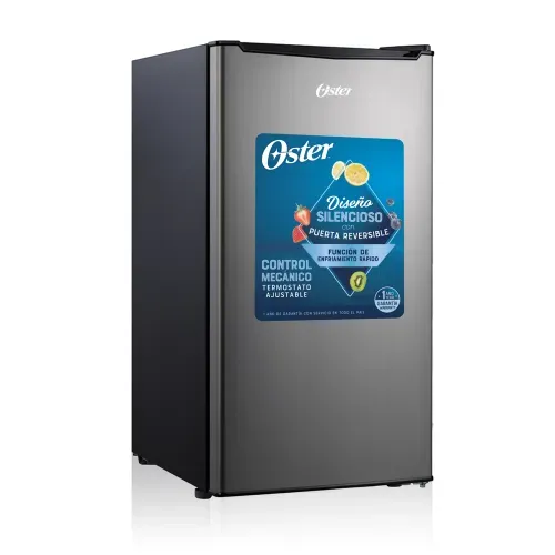Refrigeradora Oster OSMBG93PBV 3.3 pies cúbicos inoxidable