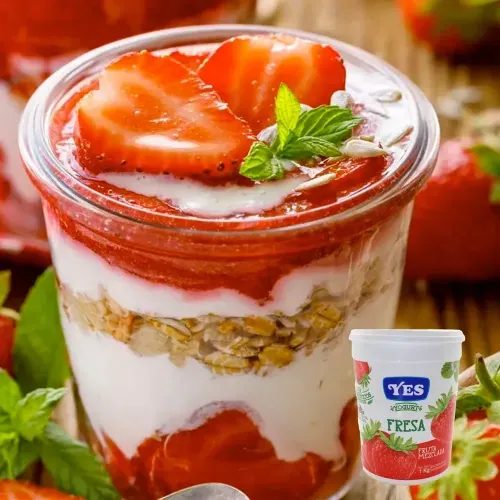 Yogurt Yes sabor fresa - 1 kg