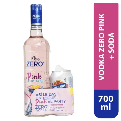 Of Vodka Zero Pink 700 Ml Mas Soda