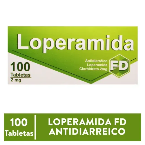 S-loperamida 2mg 100 Tabletas