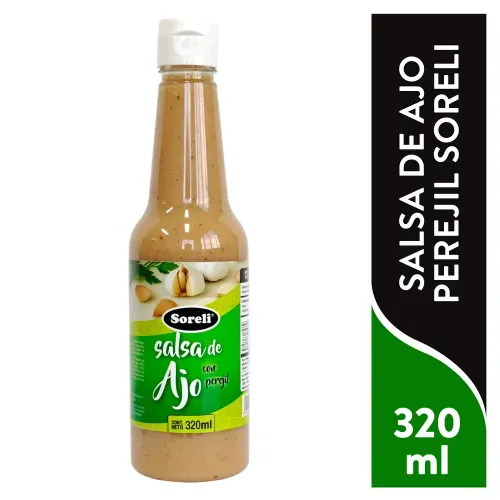 Salsa De Ajo Perejil Soreli 320 ml