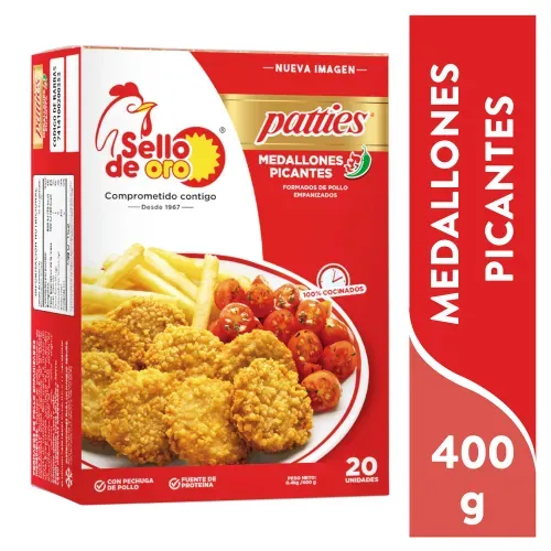 Medallones Sello De Oro Picantes - 400 g