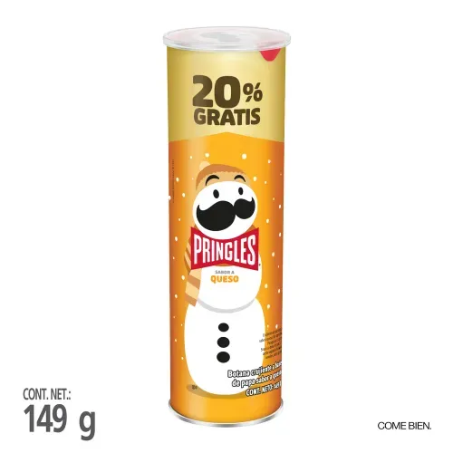 Papas Pringles Sabor a Queso - 149 g