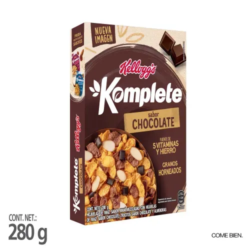Cereal Kelloggs Komplete Chocolate - 280 g