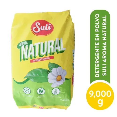 Detergente En Polvo Suli Natural 9000gr
