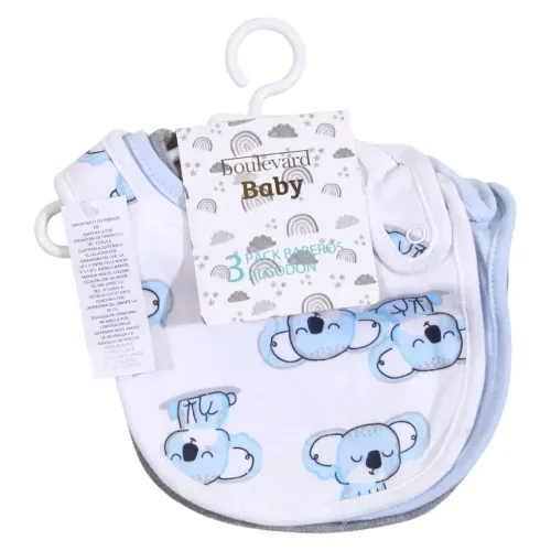 3pk Babero Boulevard Bebo b