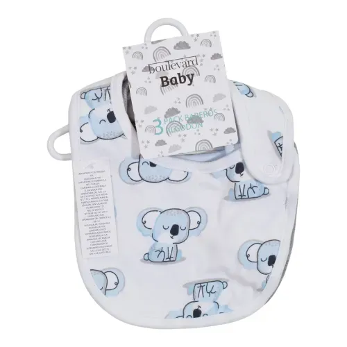 3pk Babero Boulevard Bebo b