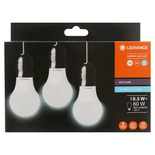 Bombillos Led Ledvance 8w 3pk Luz Bca
