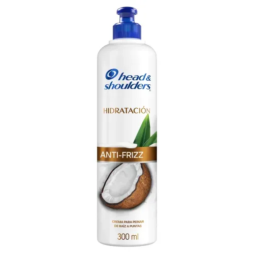 Crema Para Peinar Head & Shoulders Hidratación Anti-Frizz con Aceite De Coco - 300 ml