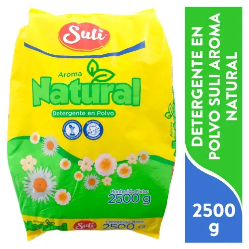 Detergente en  polvo Suli aroma natural - 2500 g