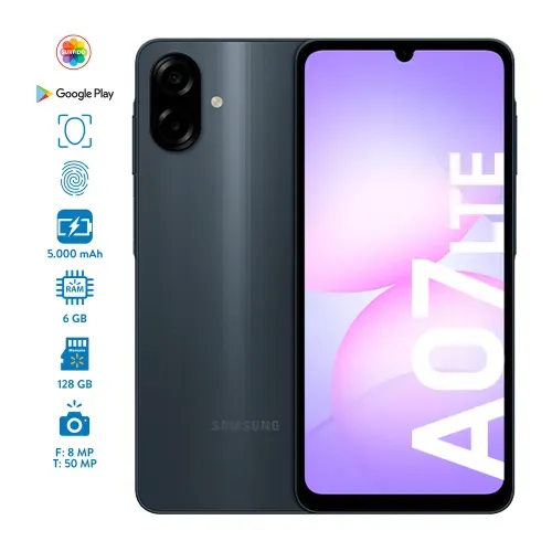 Celular Samsung Galaxy A07 LTE 6GB RAM 128GB almacenamiento