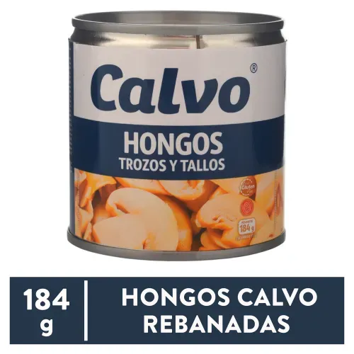 Calvo Hongos Trozos Y Tallos 184 g
