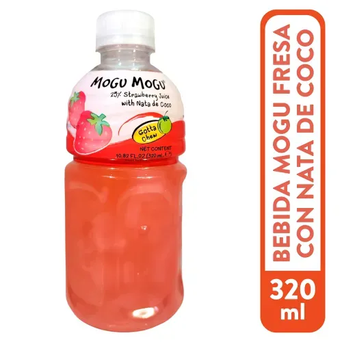 Fresa Con Nata De Coco Mogu 320ml