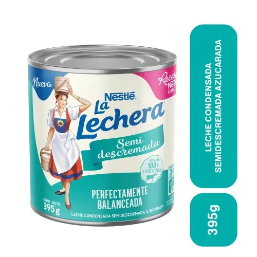 Leche Condensada La Lechera Semi descremada - 395 g