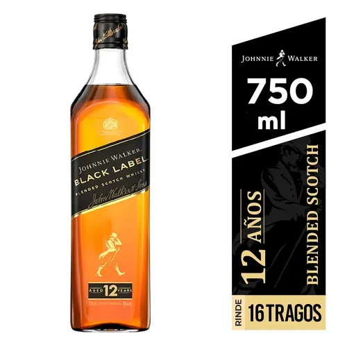 Whisky Johnnie Walker Black Label - 750 ml