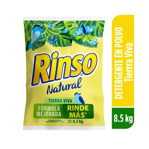 Detergente en polvo Rinso Tierra Viva - 8.5 kg