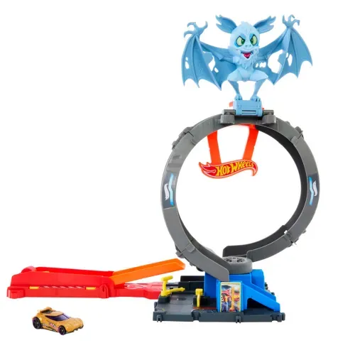 Juguete Hot Wheels city ataque de murcielago