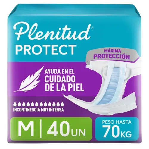 Pañales para Adulto Plenitud Protect M - 40 Unidades