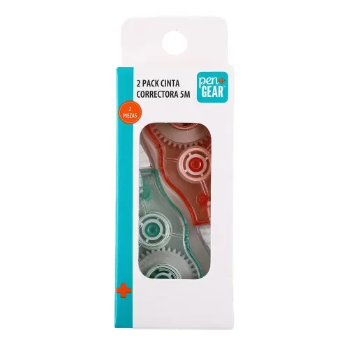 2 Pack Cinta Correctora Pen Gear
