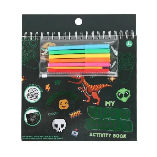 Libro de actividades Pen Gear, con marcadores