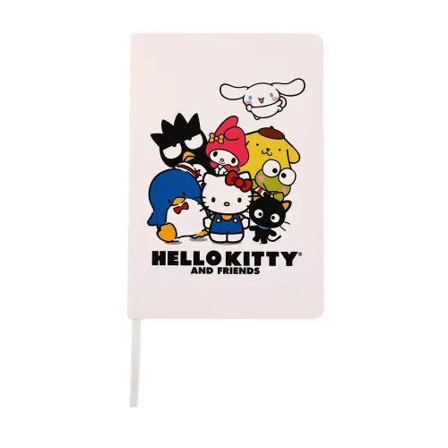 Cuaderno Hello Kitty, pasta de peluche -96 hojas