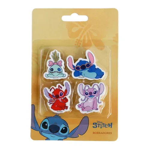 Stitch Set De 4 Borradores Para Grafito