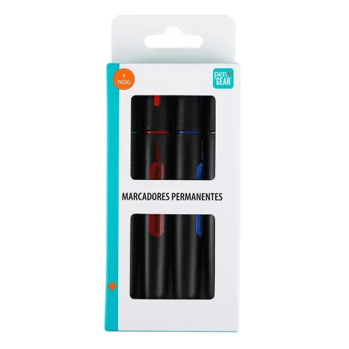 Set de 4 Marcadores Permanentes 2 mm
