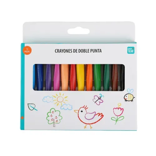 Crayones De Cera Duo Tip 12 Colores