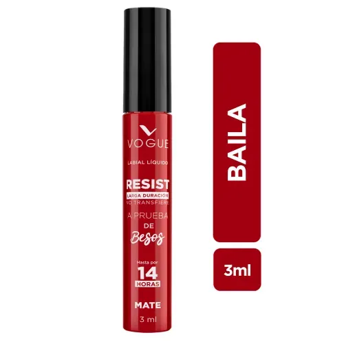 Labial Líquido Vogue Resist Baila 3ml
