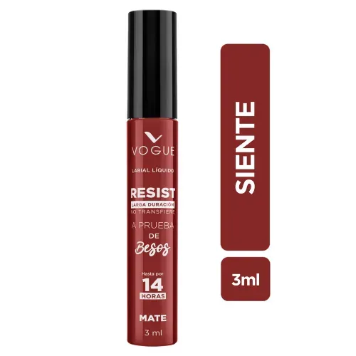 Labial Líquido Vogue Resist Siente 3ml