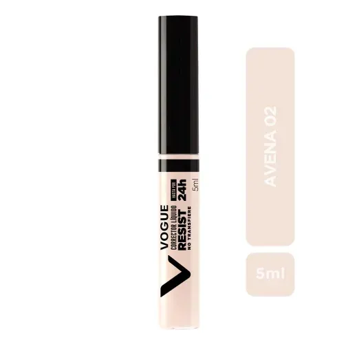 Corrector Líquido Vogue Resist Avena 02 24H 5Ml