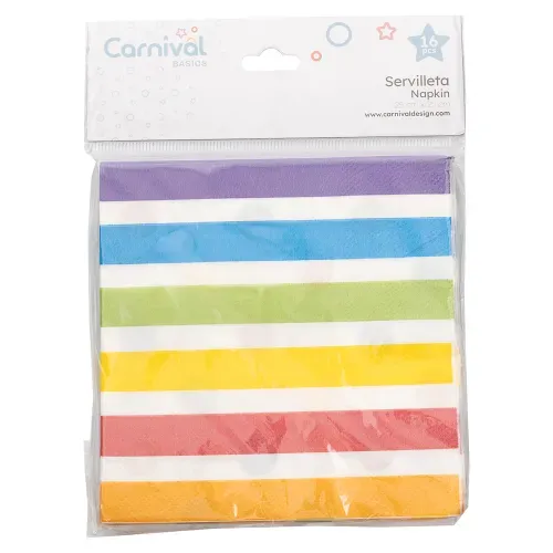 Servilleta Multicolor 16U