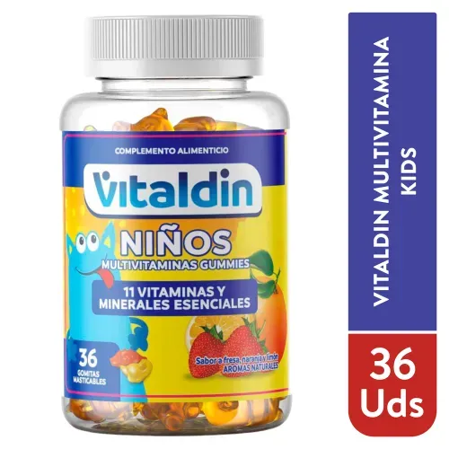 Vitaldin Multivitamina Kids 36gummies Unidad