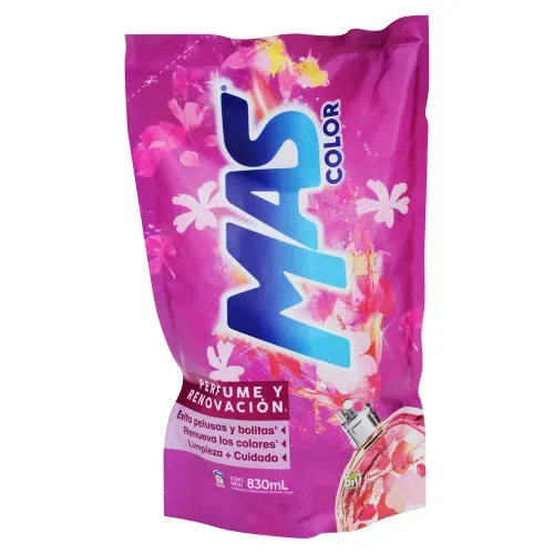 Detergente Líquido MAS Renueva y Florece 3en1 - 830 ml