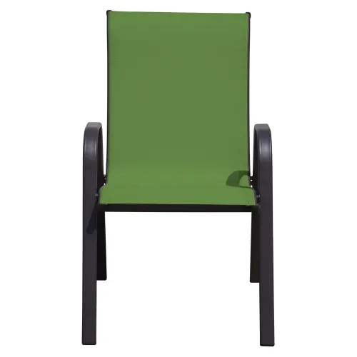Silla apilable Mainstays verde