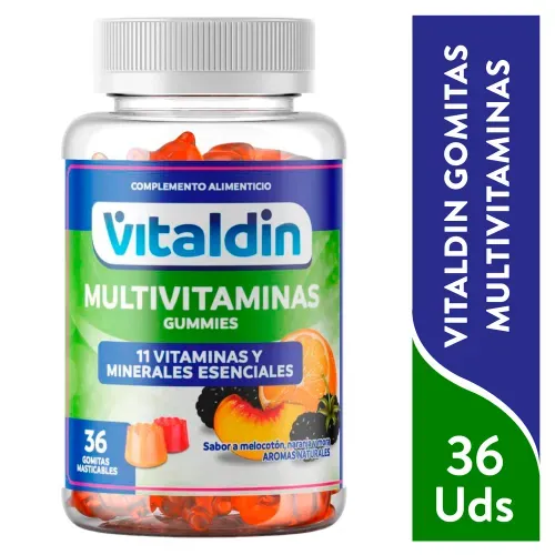 Vitaldin Multivitaminas 36 Gummies Unidad