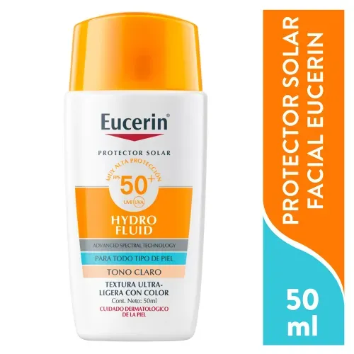 Protector solar Eucerin facial FPS50+ tono claro - 50 ml