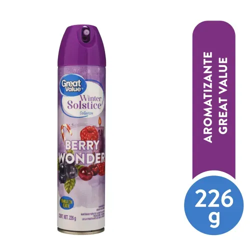 Aromatizante Great Value Berry Wonder - 226 g