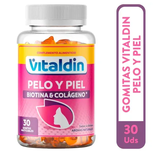 Vitaldin Pelo y Piel 36 Gummies Unidad